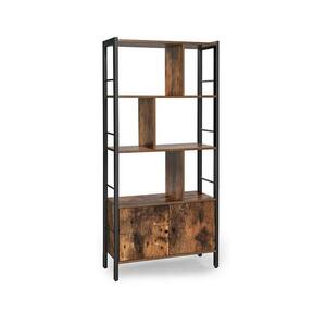 Euziel NAVARO könyvespolc barna/fekete LBC022B01 kép