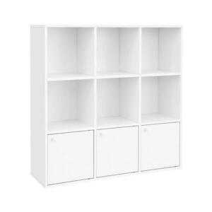 Euziel DOVARO fehér könyvespolc LBC33WT kép