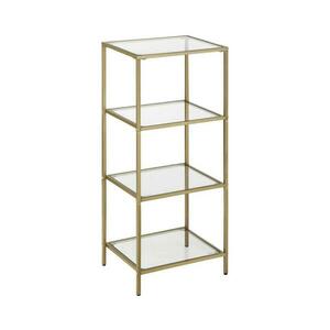 Euziel GLASY aranyszínű könyvespolc LGT28G kép