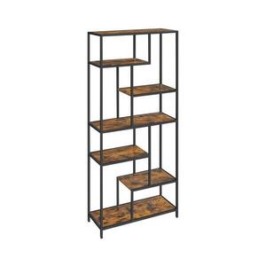 Euziel NAVARO könyvespolc barna/fekete LLS119B01 kép