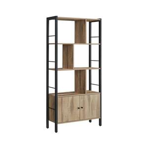 Euziel NAVARO könyvespolc barna/fekete LBC022B50 kép