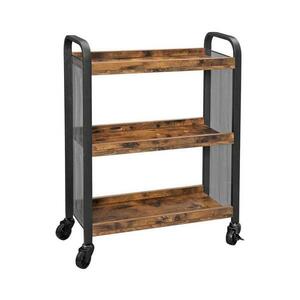 Euziel Tálalóasztal MARGE barna/fekete LRC66BX kép