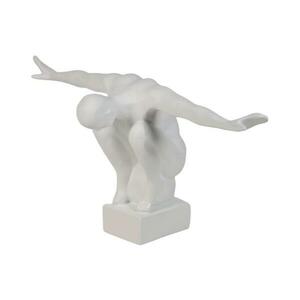 Estilo Home Asztaldísz 19, 5x16x38, 5 cm gyanta/fehér 5905623250441 kép