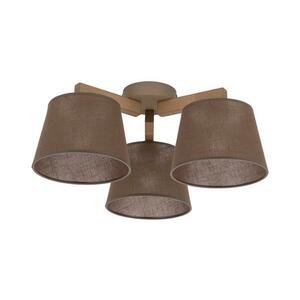 Brilagi - Felületre szerelhető csillár LATTE SABIA 3xE27/15W/230V fenyő/barna 11575 kép
