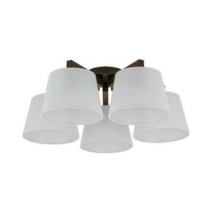 Brilagi - Felületre szerelt LATTE csillár 5xE27/15W/230V fenyő/fehér 11579 kép