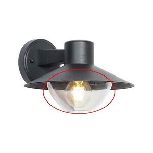 Csere búra a VEERLE E27 fali lámpához, csillárhoz és lámpához, átlátszó 8590828001423 kép