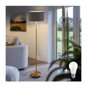 LED állólámpa TUNJA 1xE27/20W/230V, átm. 38 cm, arany/barna 1xSA2189+1xEG32485 kép