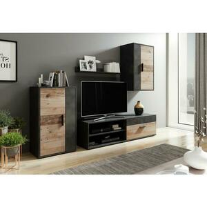 Wipmeb Sp. z o.o Nappali szekrénysor BRICK barna/fekete 5907758722770 kép