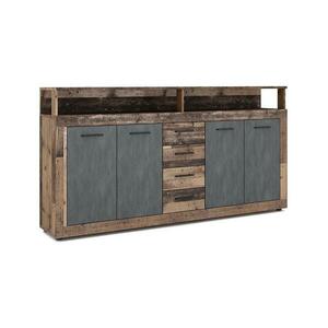 Wipmeb Sp. z o.o Komód RUNA sötétbarna/antracit 5907758727010 kép