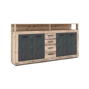 Wipmeb Sp. z o.o RUNA komód, világosbarna/antracit 5907758724996 kép