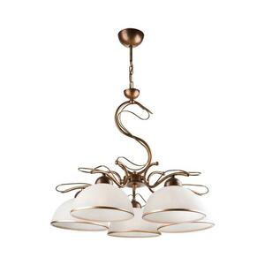 Láncos csillár COBRA 5xE27/60W/230V bronz/patina LM kép