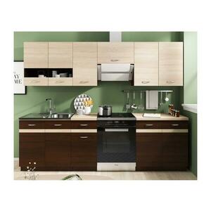 Wipmeb Sp. z o.o VALERIA 240 cm konyhabútor sonoma tölgy/barna 5907758722213 kép