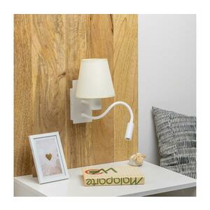 Brilagi - LED Fali lámpa NUBILA 1xE27/25W/230V + LED/3W fehér/krémes BG1559+BG1572 kép