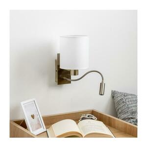 Brilagi - LED Fali lámpa NUBILA 1xE27/25W/230V + LED/3W réz/fehér BG1557+BG1586 kép