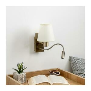 Brilagi - LED Fali lámpa NUBILA 1xE27/25W/230V + LED/3W réz/krémes BG1557+BG1572 kép