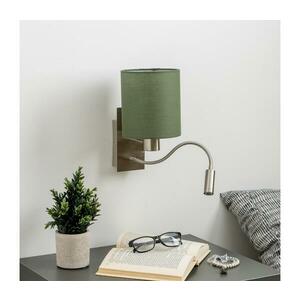 Brilagi - LED Fali lámpa NUBILA 1xE27/25W/230V + LED/3W króm/zöld BG1556+BG1576 kép