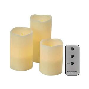 KÉSZLET 3x LED Karácsonyi dekoráció 3xLED/3x3AAA + távirányító DCCV07 kép