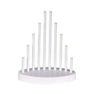 LED Karácsonyi gyertyatartó 10xLED/3xAA fehér DCAW01 kép