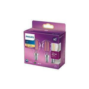 KÉSZLET 2x LED Izzó VINTAGE Philips E14/4, 3W/230V 2700K 8718699777630 kép