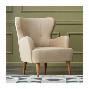 NEKO krémszínű füles fotel 825BLC2348 kép