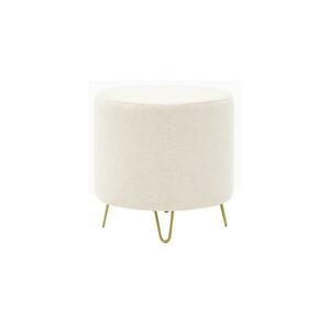 Puff NANI átm. 40 cm krémszínű 825BLC2385 kép