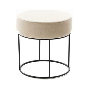 Puff RELO, Ø 40 cm, krémszínű 825BLC5143 kép