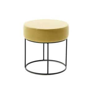 Puff RELO, átmérő 40 cm, sárga 825BLC5144 kép