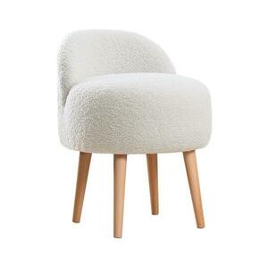 Gyerekfotel MIKI, átmérő 46 cm, fehér 209FLF1155 kép