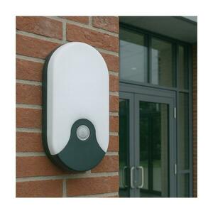 LED kültéri fali lámpatest mozgásérzékelővel LED/18W/230V IP44 antracit 008 0001267 kép