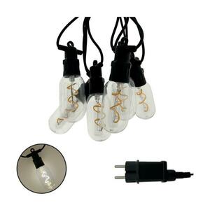 LED kültéri dekorációs fényfüzér 6xLED/0, 6W/230V 4, 5 m IP44 fekete 034 0001081 kép