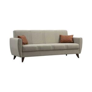 KORFU háromszemélyes ággyá alakítható kanapé, bézs 730MST1210 kép