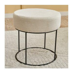 Puff JAVI átm. 40 cm krémszínű 825BLC2380 kép