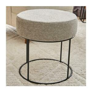 Puff JAVI, átm. 40 cm, krémszínű 825BLC2382 kép