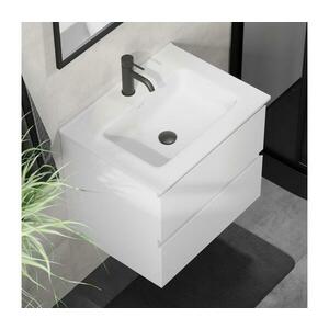 BATH DELUXE Fürdőszobai szekrény mosdóval KENWOOD 61 cm fehér BT0098+BT0127 kép