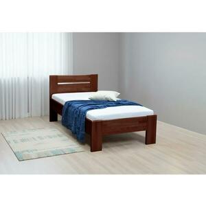 Fines Egyszemélyes ágy AMBER 90x200 cm, sötét dió 8590828019213 kép
