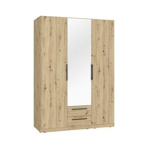 FORTE MARO gardróbszekrény tükörrel 150x213 cm artisan tölgy CDXS83S kép