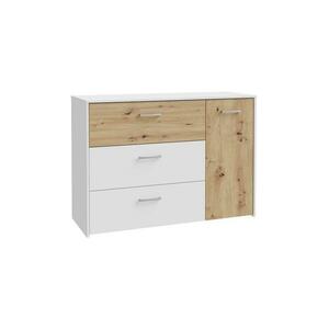 FORTE Fiókos komód URO artisan tölgy/ fehér CUGK221R kép