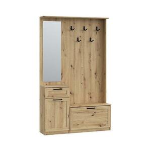 FORTE Előszobafal tükörrel KAVI, artisan tölgy NIKD041 kép