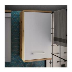 FORTE Fali fürdőszobai szekrény VENOM fehér/artisan tölgy VERH10 kép