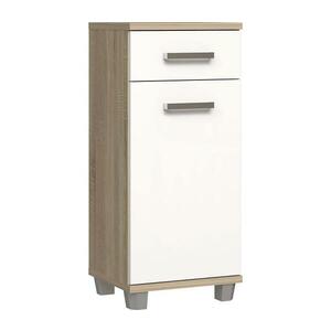 FORTE VENOM fürdőszobaszekrény, fehér/sonoma tölgy VERK22 kép