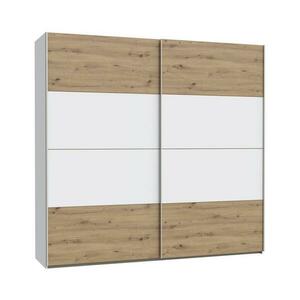 FORTE KARO gardróbszekrény 220x210 cm fehér/artisan tölgy SHMS92411 kép