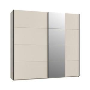 FORTE ODEN gardróbszekrény tükörrel 220x210 cm bézs SHMS92412 kép