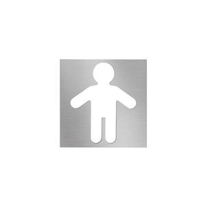 BEMETA Férfi ikon 12x12 cm rozsdamentes acél/ezüst 111022035 kép