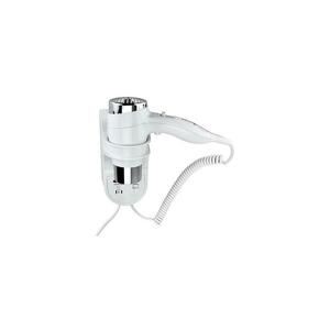 BEMETA Hajszárító tartóval 11x24 cm ezüst/fehér 945533154 kép