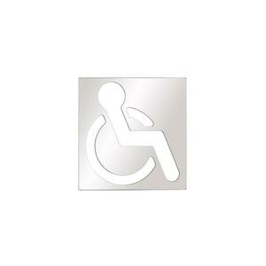 BEMETA Mozgássérült ikon 12x12 cm rozsdamentes acél/ezüst 111022022 kép
