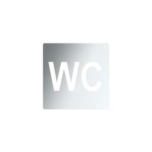 BEMETA WC jel 12x12 cm rozsdamentes acél/ezüst 111022082 kép