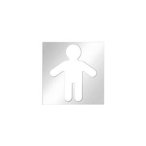 BEMETA Férfi ikon 12x12 cm rozsdamentes acél/ezüstszínű 111022032 kép