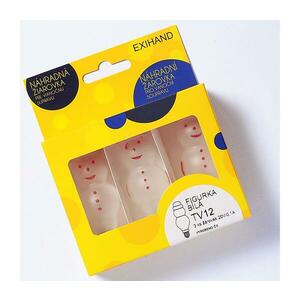 KÉSZLET 3 x tartalék izzó FIGURINE E10/20V/0, 1A fehér 163600.B kép