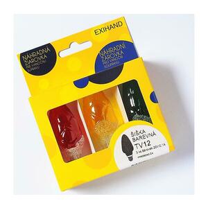 KÉSZLET 3 x tartalék izzó CONE E10/20V/0, 1A színes 168100.B kép