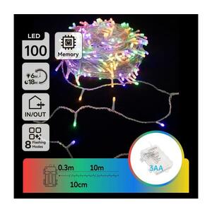 B.V. kültéri LED karácsonyi fényfüzér 100 LED, 8 funkció, 10, 3m, IP44 B10303K1Y kép